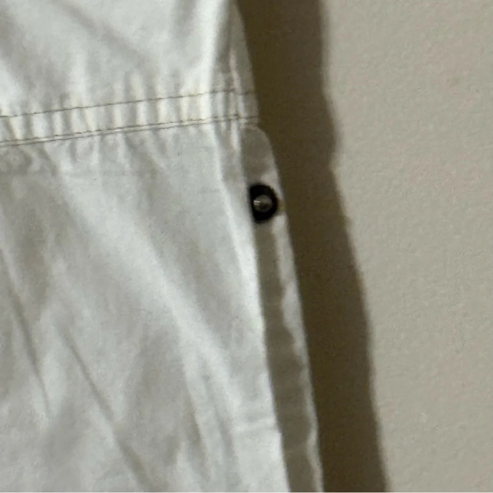 Gap Pants White Roll Up Cotton Lightweight Pockets Sz 8 NWOT - Picture 5 of 11